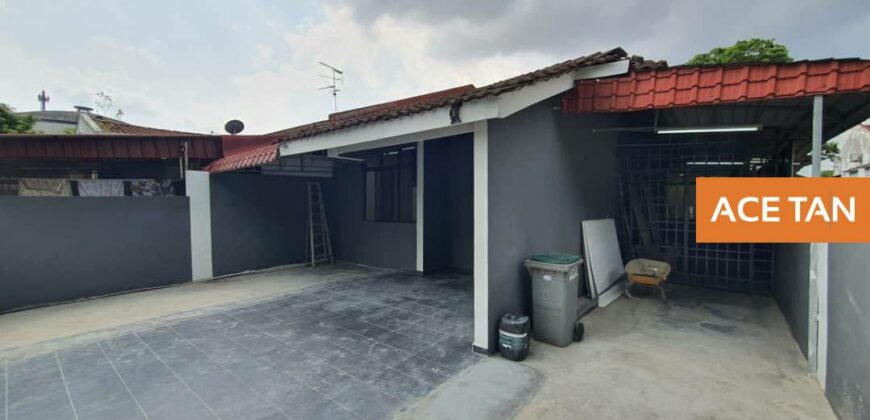 Taman Daya – Single Storey End Lot Terrace House – FOR SALE