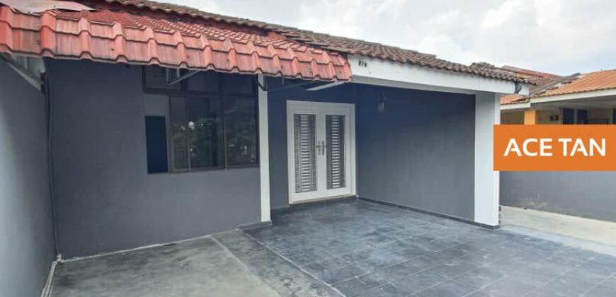 Taman Daya – Single Storey End Lot Terrace House – FOR SALE