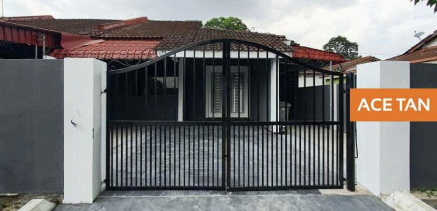 Taman Daya – Single Storey End Lot Terrace House – FOR SALE