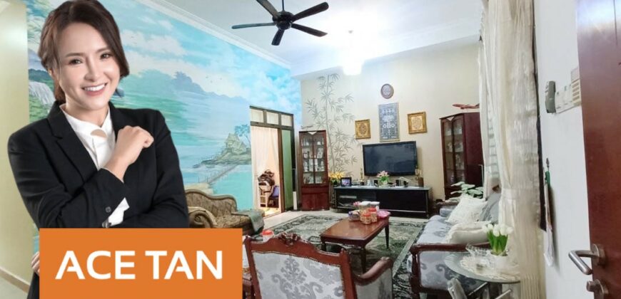 Kempas Utama – 2 Storey End Lot Terrace House – FOR SALE