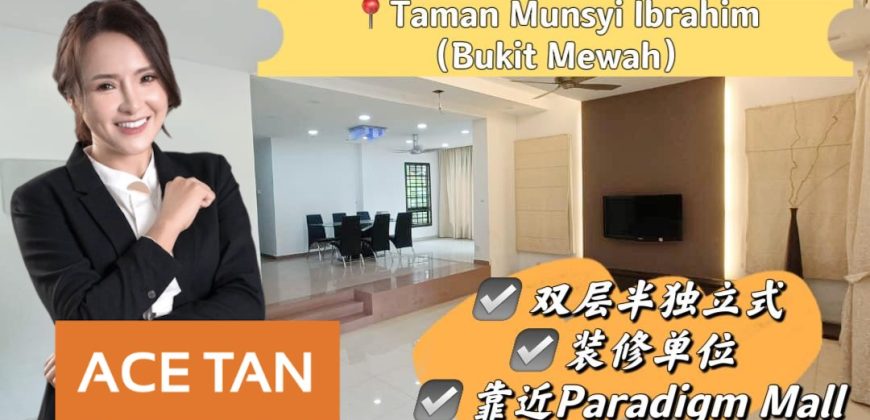 Taman Munsyi Ibrahim – 2 Storey Semi Detached House – For Sale Taman Munsyi Ibrahim – 2 Storey Semi Detached House – For Sale
