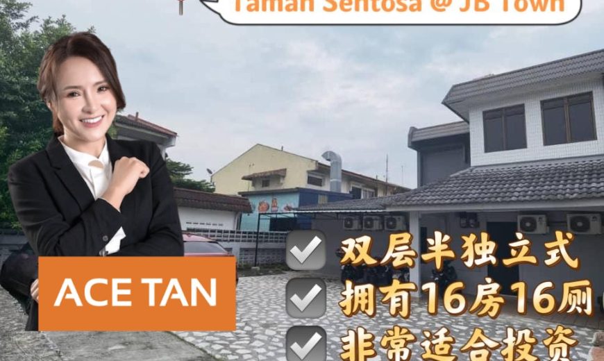 Taman Sentosa – 2 Storey Semi Detached House – FOR SALE Taman Sentosa – 2 Storey Semi Detached House – FOR SALE