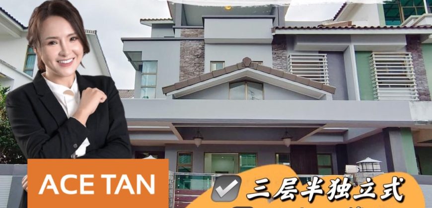 Taman Pulai Bayu – 3 Storey Semi Detached House – FOR SALE