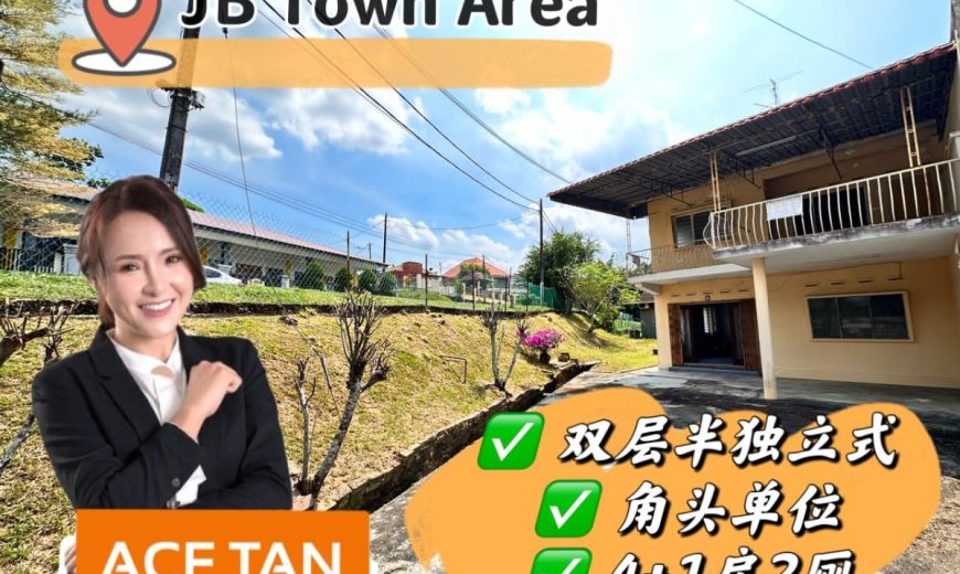JB Town Area – 2 Storey Corner Semi Detached House – FOR SALE JB Town Area – 2 Storey Corner Semi Detached House – FOR SALE