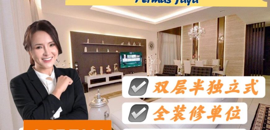 The Straits View Residences @ Permas Jaya – 2 Storey Semi Detached House – FOR SALE