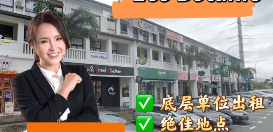 Eco Botanic – 3 Storey Shoplot – Ground Floor – FOR RENT