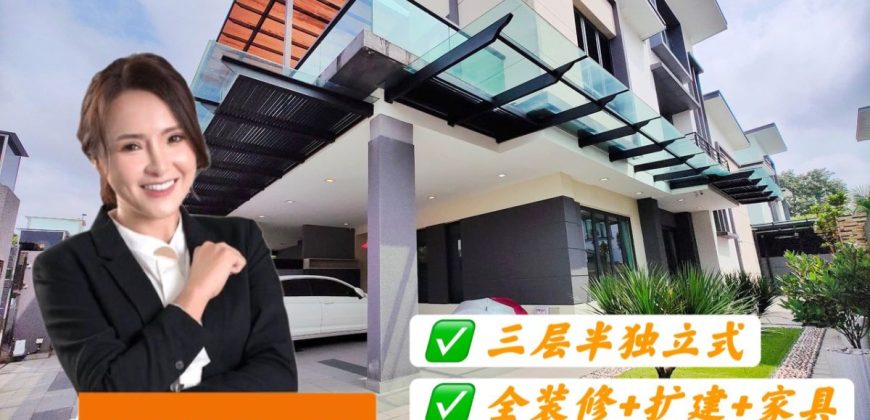 Desa Tebrau – 3 Storey Semi Detached House – FOR SALE Desa Tebrau – 3 Storey Semi Detached House – FOR SALE