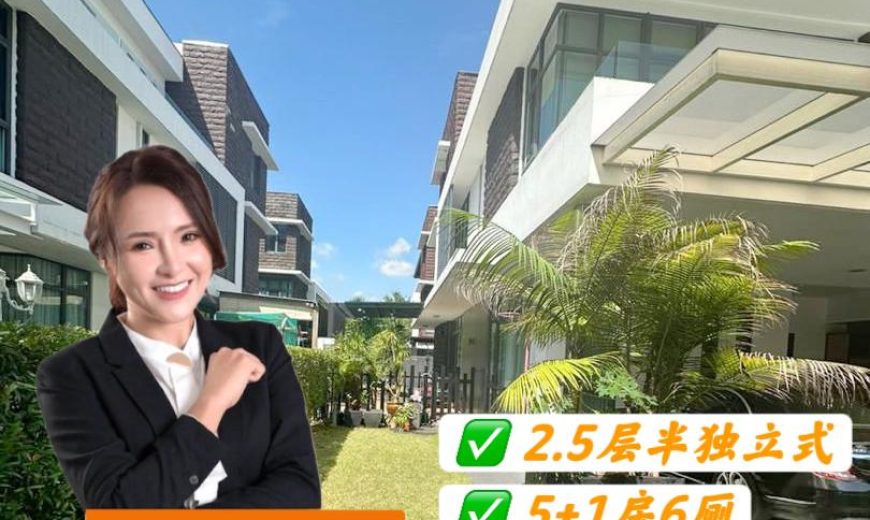 Straits View Residences @ Permas Jaya – 2.5 Storey Semi Detached House – FOR SALE Straits View Residences @ Permas Jaya – 2.5 Storey Semi Detached House – FOR SALE