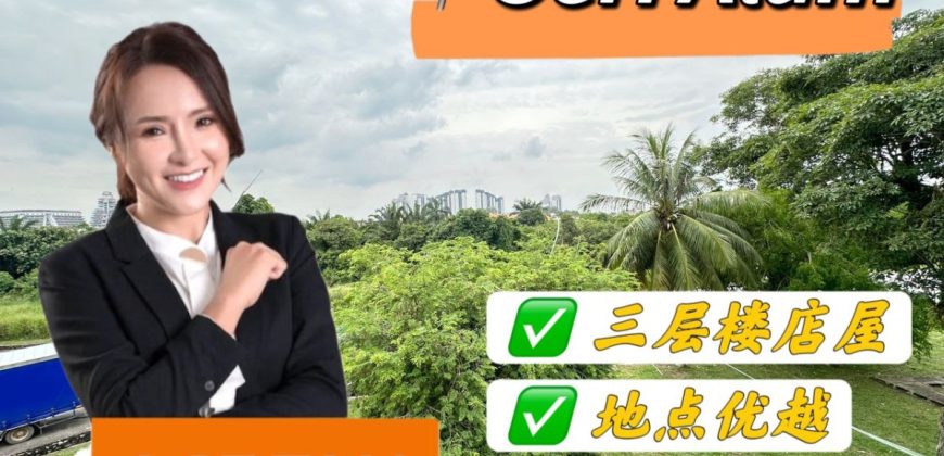 Bandar Seri Alam – 3 Storey Shop Lot – 1st Floor – FOR RENT Bandar Seri Alam – 3 Storey Shop Lot – 1st Floor – FOR RENT