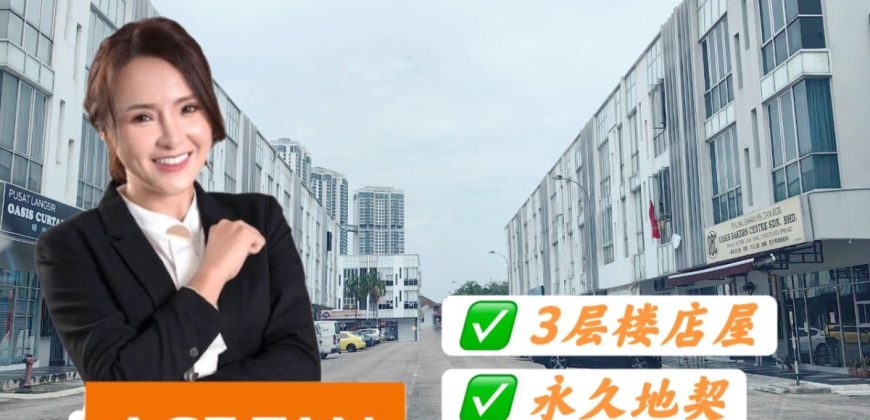 Oasis 2 @ Tropicana Danga Cove – 3 Storey Shoplot – FOR SALE Oasis 2 @ Tropicana Danga Cove – 3 Storey Shoplot – FOR SALE