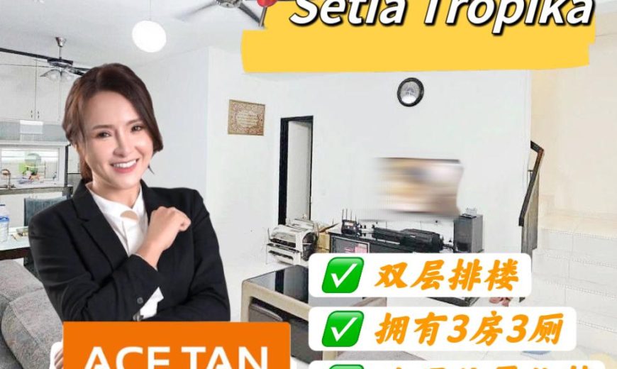 Setia Tropika – 2 Storey Terrace House – FOR SALE Setia Tropika – 2 Storey Terrace House – FOR SALE