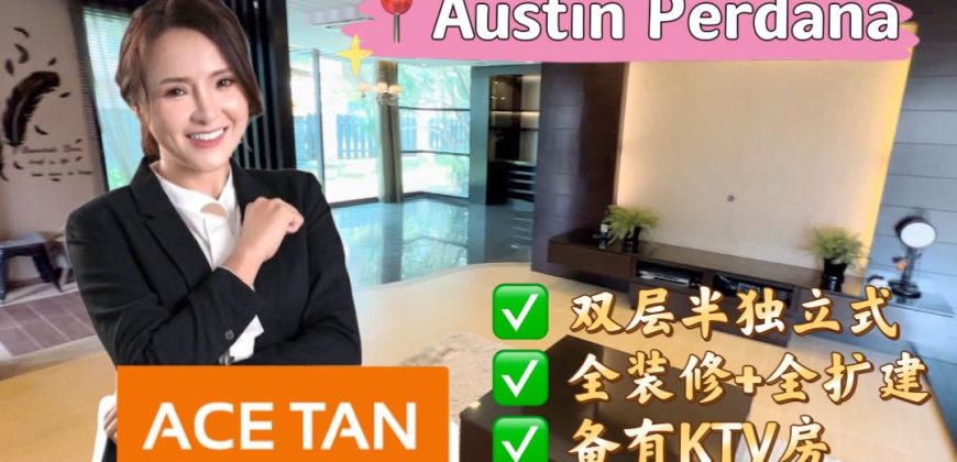 Taman Austin Perdana – 2 Storey Corner Semi Detached House – FOR SALE Taman Austin Perdana – 2 Storey Corner Semi Detached House – FOR SALE