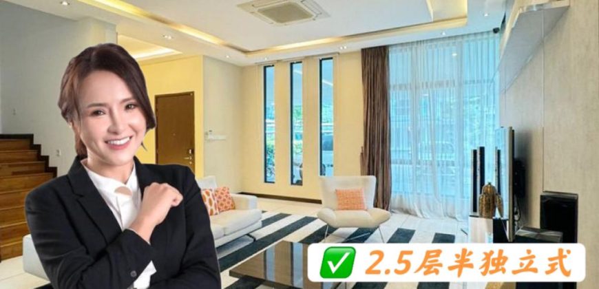 Straits View Residences @ Permas Jaya – 2.5 Storey Semi Detached House – FOR SALE
