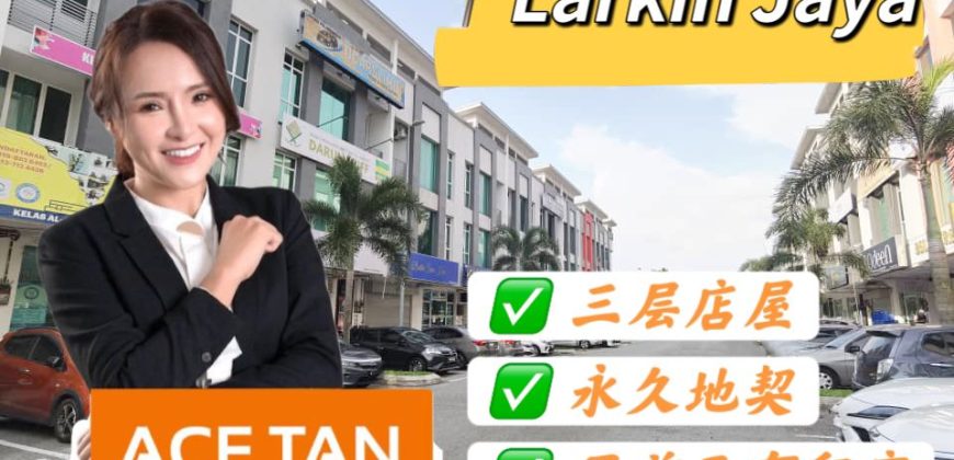 Larkin Jaya – 3 Storey Shoplot – FOR SALE