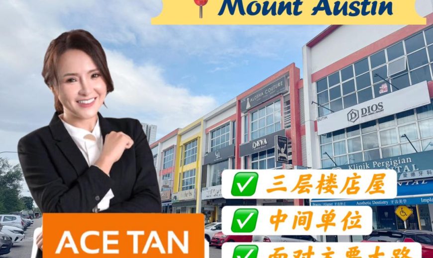 Mount Austin – 3 Storey Shoplot – FOR SALE Mount Austin – 3 Storey Shoplot – FOR SALE