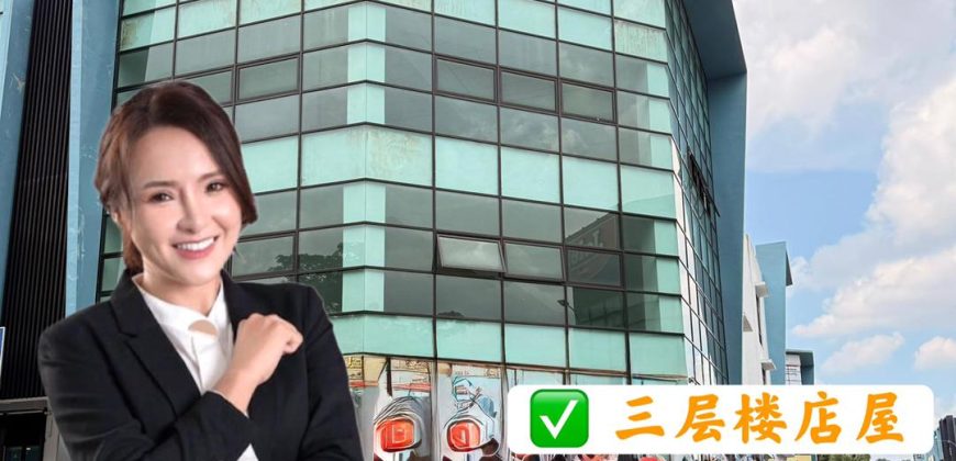 Bandar Dato Onn – 3 Storey Corner Shop Lot – FOR RENT