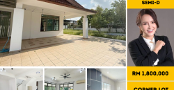 Bukit Indah – 2 Storey Corner Semi Detched House – FOR SALE