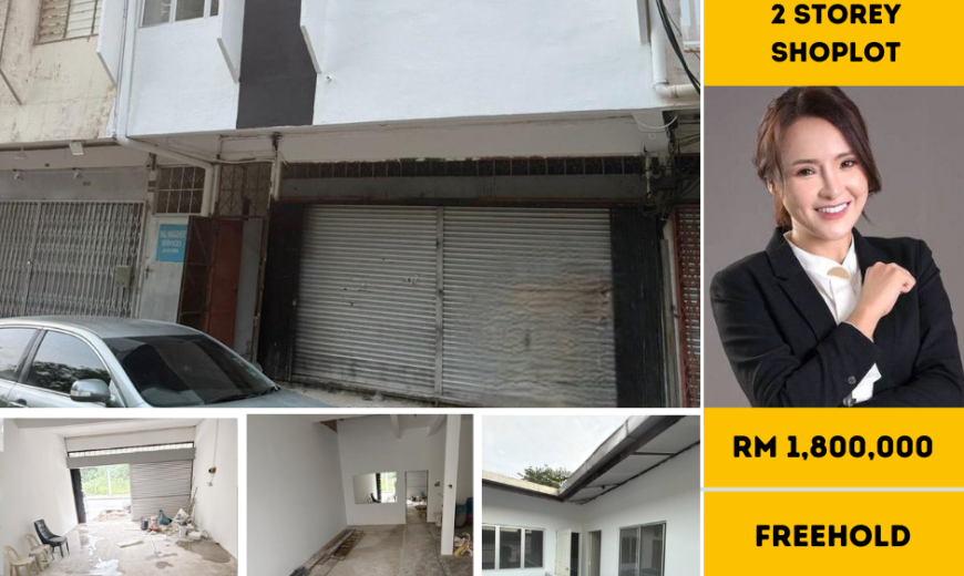 Taman Tasek @ Johor Bahru – 2 Storey Shop Lot – FOR SALE Taman Tasek @ Johor Bahru – 2 Storey Shop Lot – FOR SALE