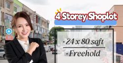 Permas Jaya – 4 Storey Commercial Shop Lot – FOR SALE