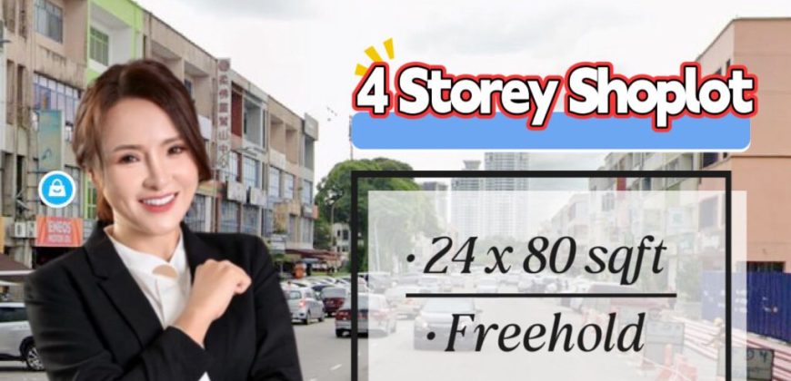 Permas Jaya – 4 Storey Commercial Shop Lot – FOR SALE