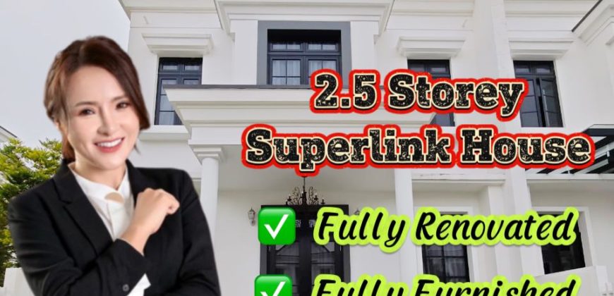 Eco Botanic – 2.5 Storey End Lot Superlink House – FOR SALE