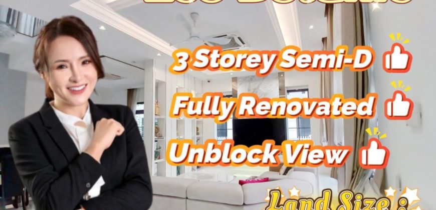 Eco Botanic – 3 Storey Semi Detached House – FOR SALE