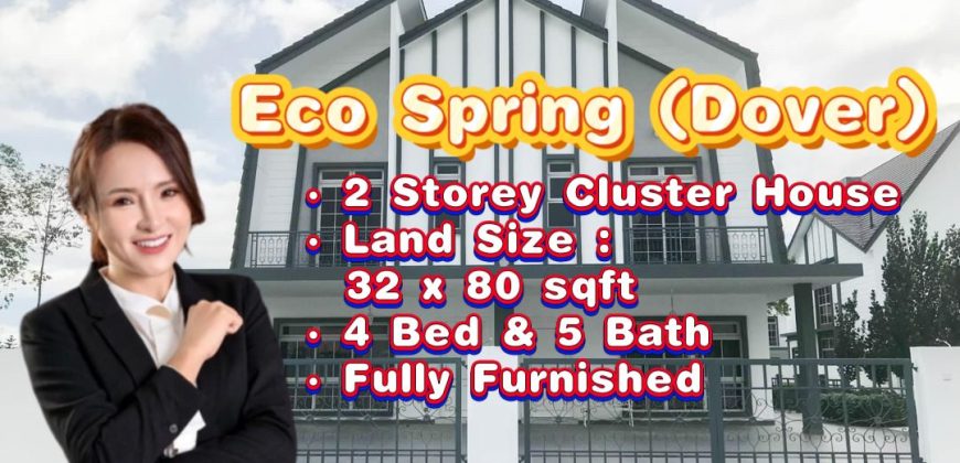 Eco Spring – 2 Storey Cluster House – FOR SALE