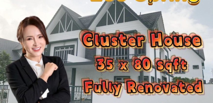 Eco Spring – 2 Storey Cluster House – FOR SALE