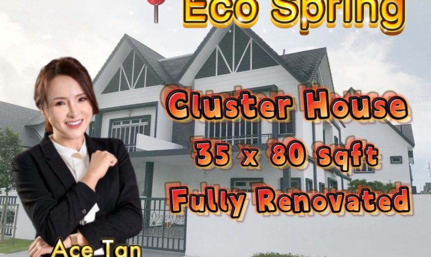 Eco Spring – 2 Storey Cluster House – FOR SALE Eco Spring – 2 Storey Cluster House – FOR SALE