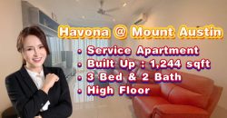 Havona @ Mount Austin – Service Apartment – FOR SALE Havona @ Mount Austin – Service Apartment – FOR SALE