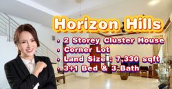 Horizon Hills – 2 Storey Corner Cluster House – FOR SALE