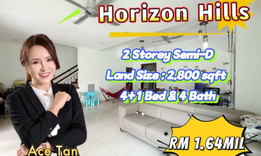 Horizon Hills – 2 Storey Semi Detached House – FOR SALE Horizon Hills – 2 Storey Semi Detached House – FOR SALE
