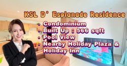 D’Esplanade Residence @ Jb Town – Service Apartment – FOR SALE