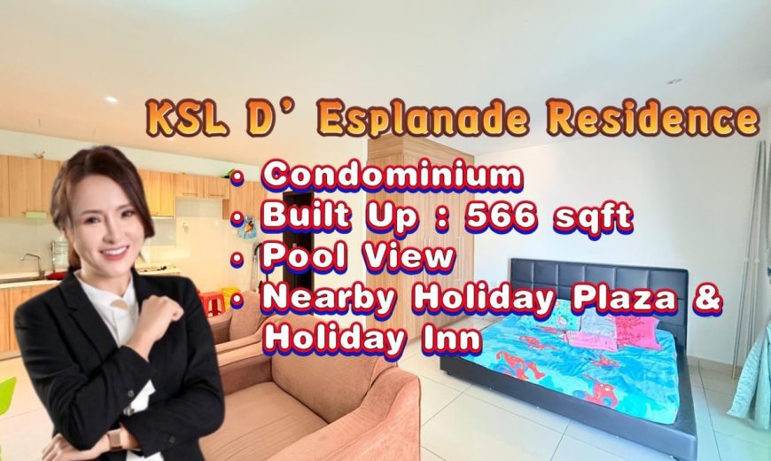 D’Esplanade Residence @ Jb Town – Service Apartment – FOR SALE D’Esplanade Residence @ Jb Town – Service Apartment – FOR SALE