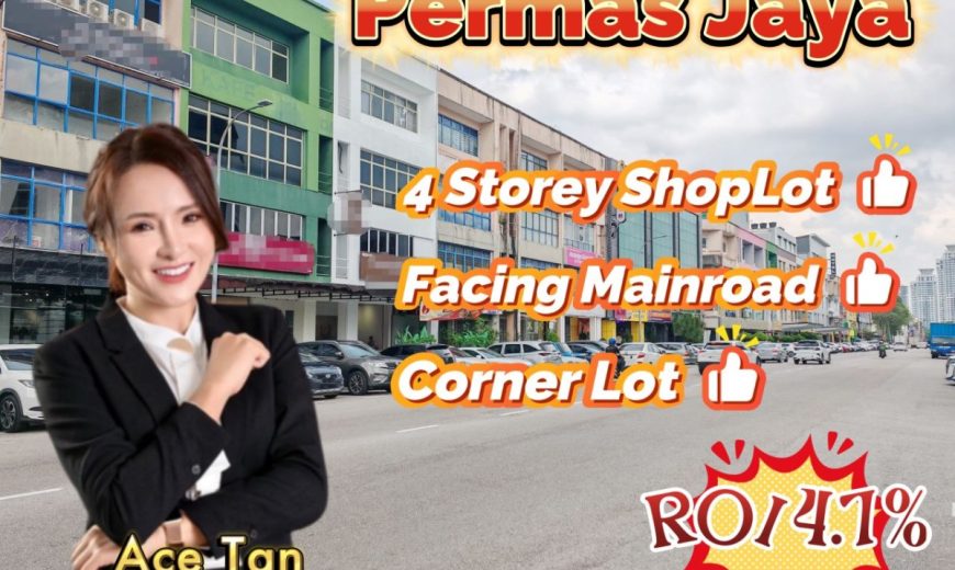 Permas Jaya – 2 Storey Corner Shop Lot – FOR SALE Permas Jaya – 2 Storey Corner Shop Lot – FOR SALE