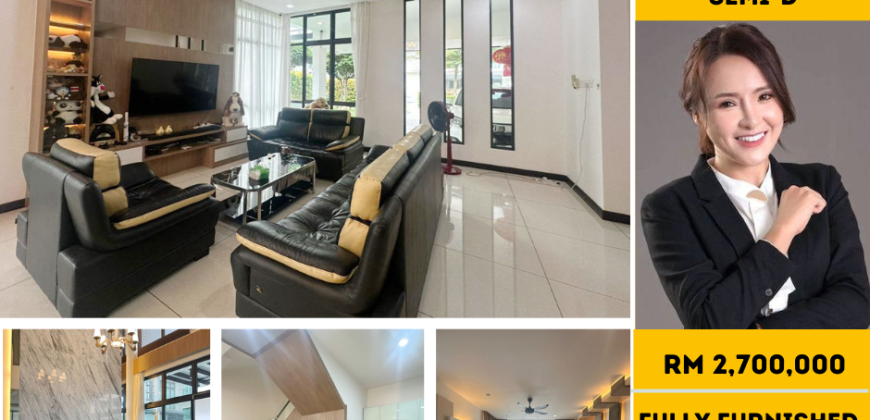 Straits View Residences @ Permas Jaya – 2.5 Storey Semi Detached House – FOR SALE