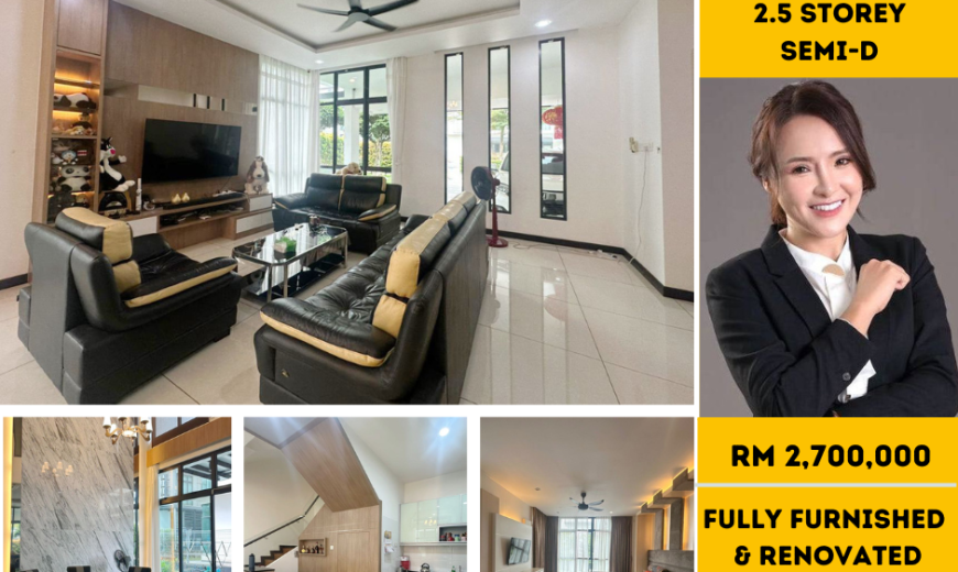 Straits View Residences @ Permas Jaya – 2.5 Storey Semi Detached House – FOR SALE Straits View Residences @ Permas Jaya – 2.5 Storey Semi Detached House – FOR SALE
