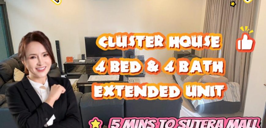 Taman Sutera Utama – 2 Storey Cluster House – FOR SALE