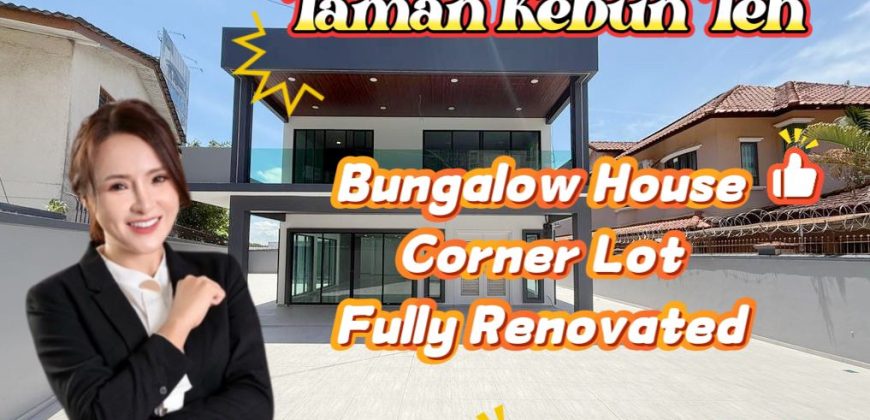 Taman Kebun Teh – 2 Storey Corner Bungalow House – FOR SALE