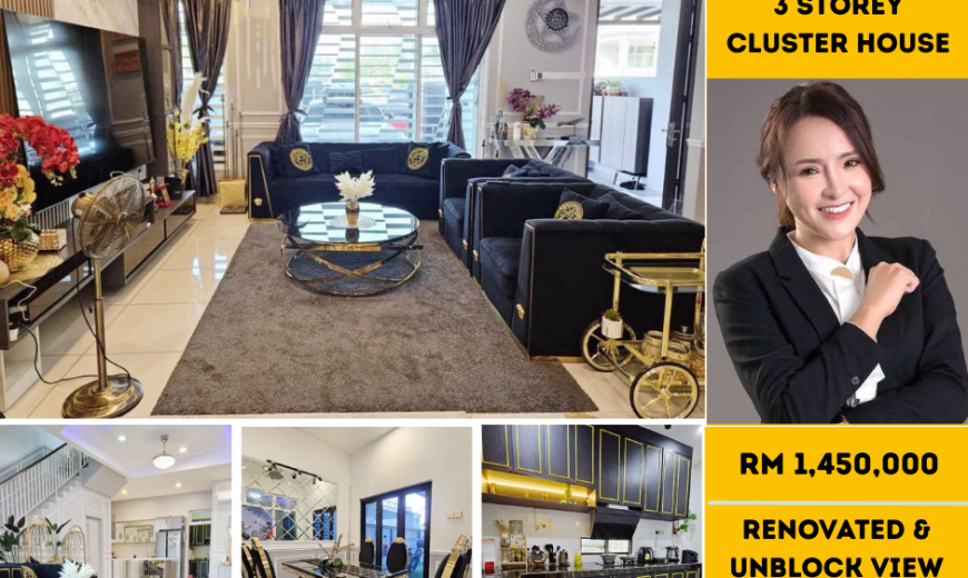 Nusa Sentral – 3 Storey Cluster House – FOR SALE Nusa Sentral – 3 Storey Cluster House – FOR SALE
