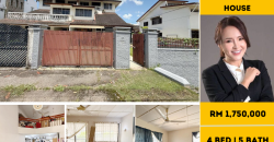 Taman Pelangi – 2.5 Storey Terrace House – FOR SALE
