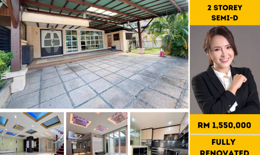 Taman Sutera Utama – 2 Storey Semi Detached House – FOR SALE Taman Sutera Utama – 2 Storey Semi Detached House – FOR SALE