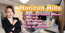 Horizon Hills – 2.5 Storey Cluster House – FOR SALE Horizon Hills – 2.5 Storey Cluster House – FOR SALE