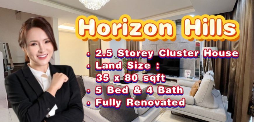 Horizon Hills – 2.5 Storey Cluster House – FOR SALE Horizon Hills – 2.5 Storey Cluster House – FOR SALE