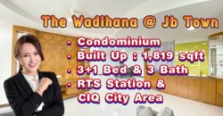 The Wadihana Condo @ Jb Town – Condominium – FOR SALE