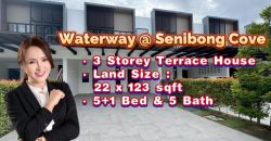 Senibong Cove – 3 Storey Terrace House – FOR SALE Senibong Cove – 3 Storey Terrace House – FOR SALE
