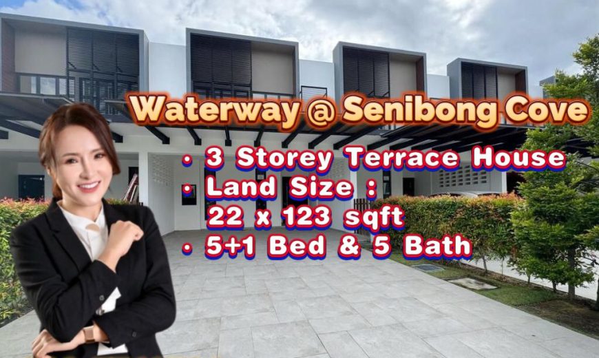 Senibong Cove – 3 Storey Terrace House – FOR SALE Senibong Cove – 3 Storey Terrace House – FOR SALE