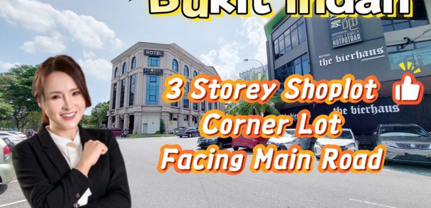 Bukit Indah – 3 Storey Corner Shoplot – FOR SALE
