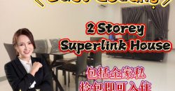 East Ledang – 2 Storey Superlink House – FOR SALE