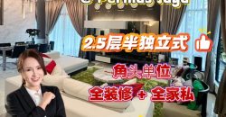 Straits View Residences @ Permas Jaya – 2.5 Storey Corner Semi Detached House – FOR SALE
